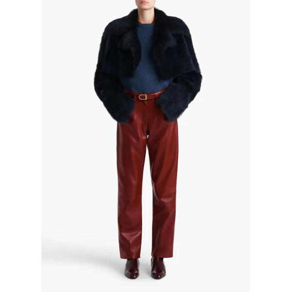 Khaite Stallone Shearling Jacket, view 2