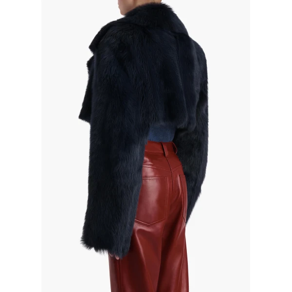 Khaite Stallone Shearling Jacket, view 4
