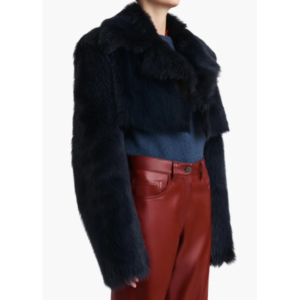 Khaite Stallone Shearling Jacket, view 5