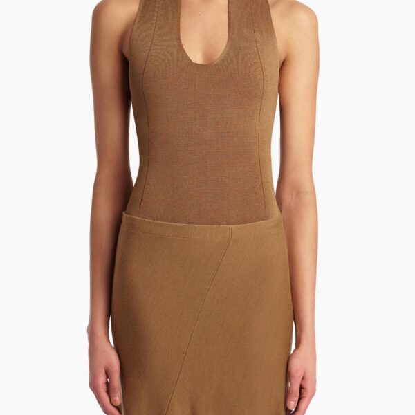 Elevate your elegance in this Khaite Bodysuit   from the 2025 resort wear edit