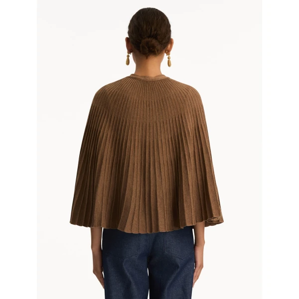 Oscar de la Renta Knit Capelet - Oscar de la Renta Jackets - American Couture - Shop at Coveti