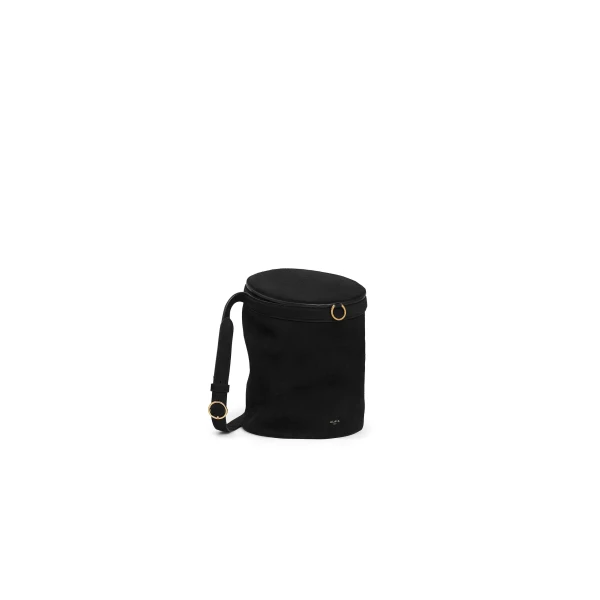Alaïa La Canette Medium Bag In Suede - Alaia Bags - Laser Cut Luxury - Shop at Coveti