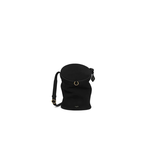 Alaïa La Canette Medium Bag In Suede - Alaia Bags - Laser Cut Luxury - Shop at Coveti