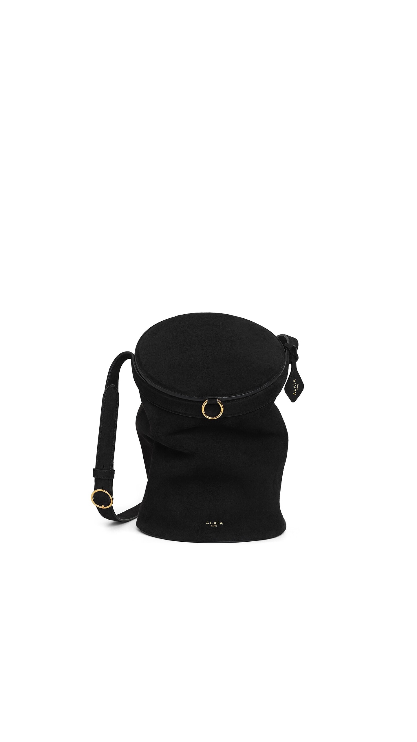 Alaia La Canette Medium Bag In Suede