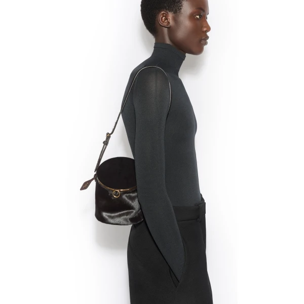 Alaïa La Canette Small Bag In Haircalf - Alaia Bags - Laser Cut Luxury - Shop at Coveti