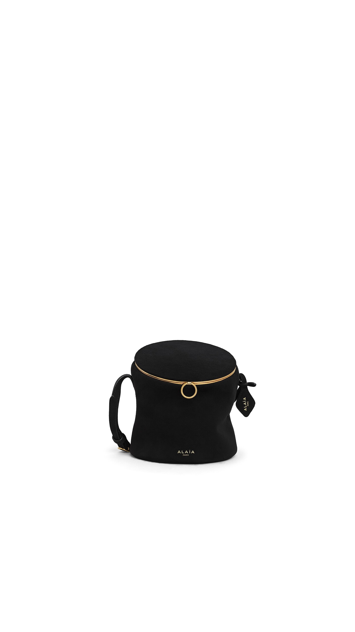 Alaia La Canette Small Bag In Suede
