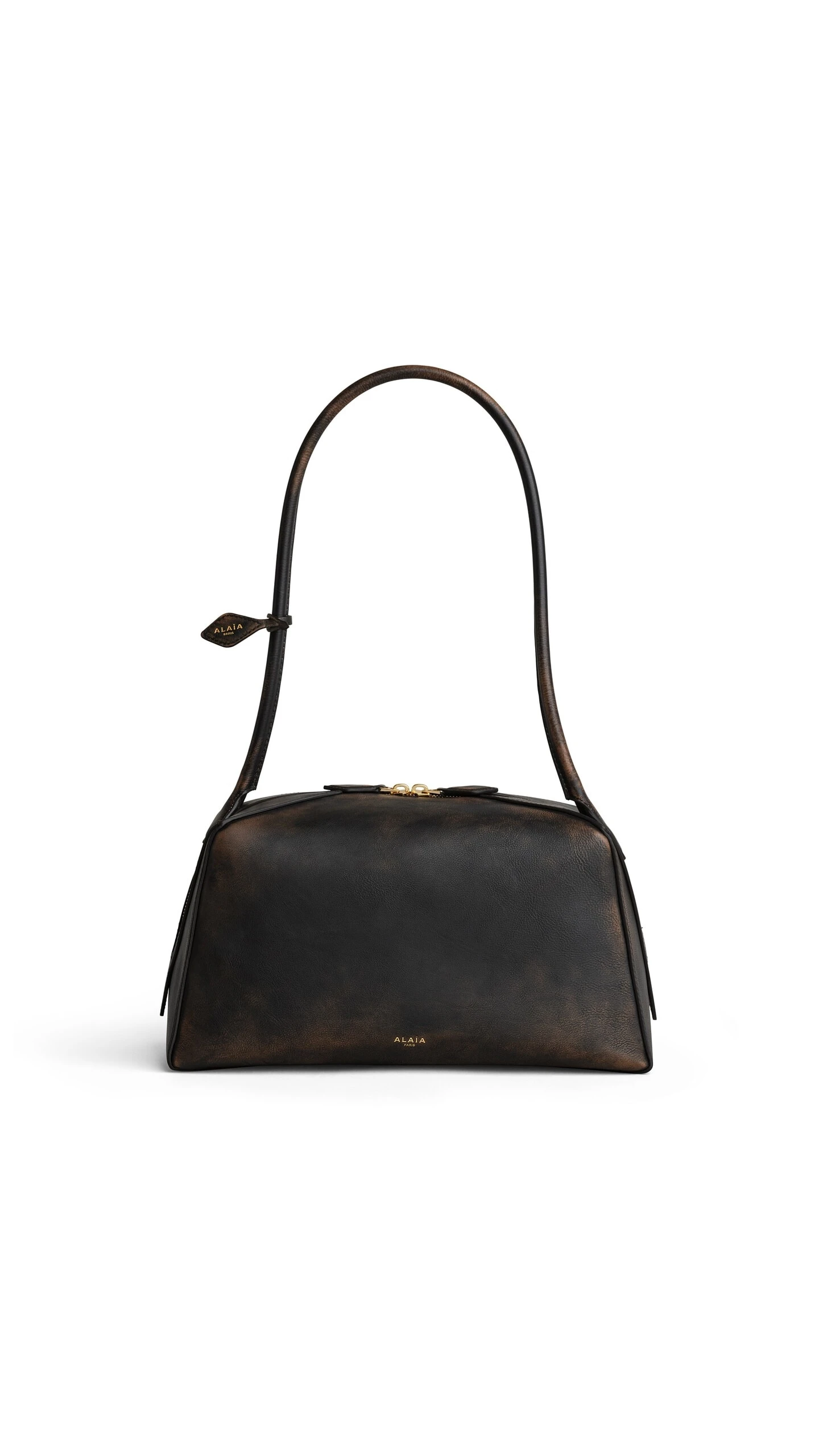 Alaïa Le Bouledogue Bag In Aged Leather - Alaia Bags - Laser Cut Luxury - Shop at Coveti Alaïa Le Bouledogue Bag In Aged Leather - Alaia Bags - Laser Cut Luxury - Shop at Coveti
