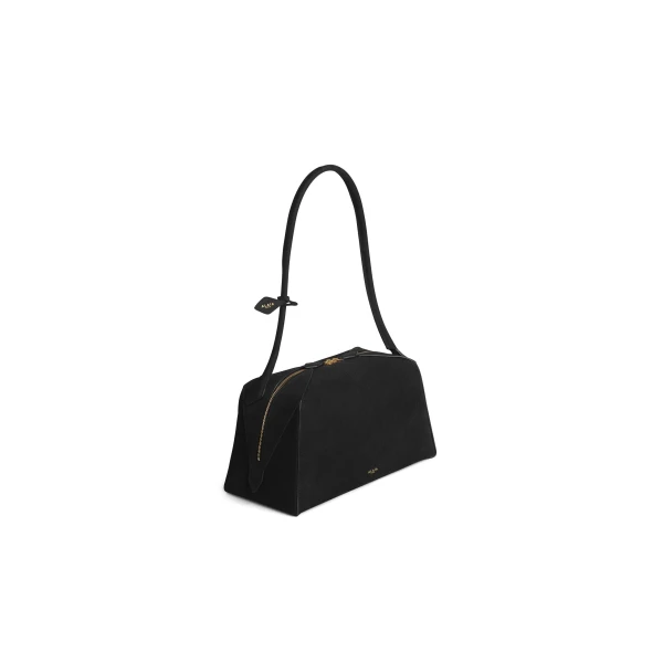 Alaïa Le Bouledogue Bag In Nubuck - Alaia Bags - Laser Cut Luxury - Shop at Coveti