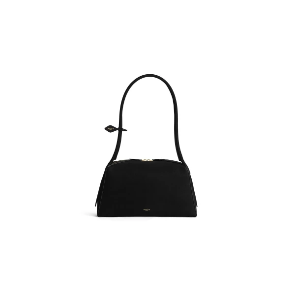 Alaïa Le Bouledogue Bag In Nubuck - Alaia Bags - Laser Cut Luxury - Shop at Coveti