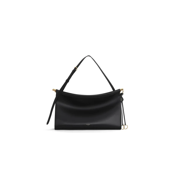 Alaïa Le Click East West Large Bag In Calfskin - Alaia Bags - Laser Cut Luxury - Shop at Coveti