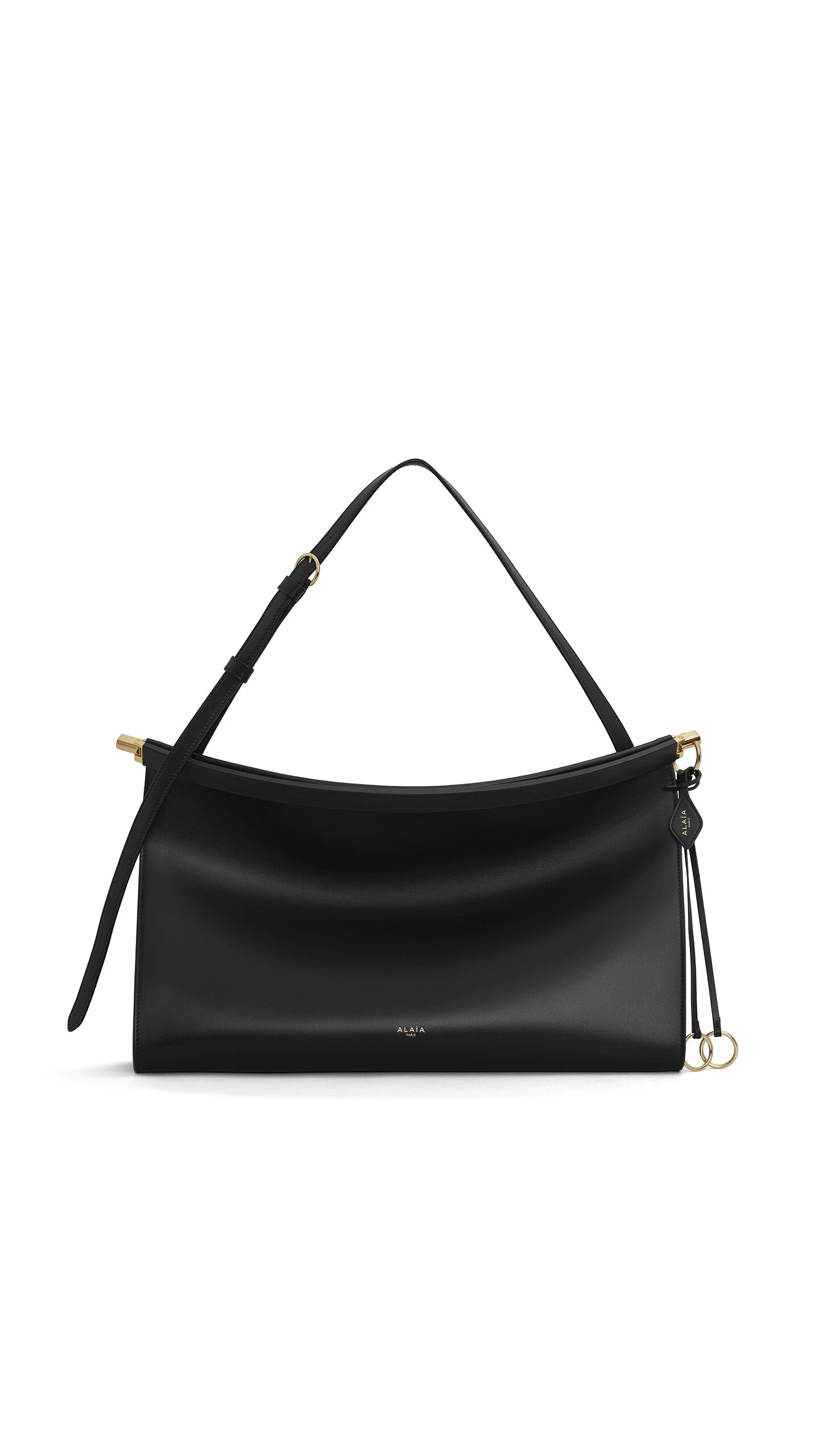 Alaïa Le Click East West Large Bag In Calfskin - Alaia Bags - Laser Cut Luxury - Shop at Coveti Alaïa Le Click East West Large Bag In Calfskin - Alaia Bags - Laser Cut Luxury - Shop at Coveti