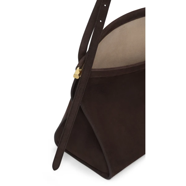 Alaïa Le Click East West Large Bag In Nubuck - Alaia Bags - Laser Cut Luxury - Shop at Coveti