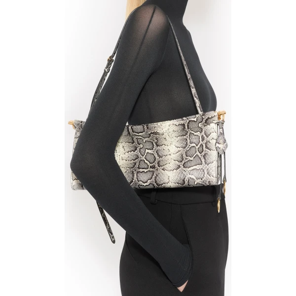 Alaïa Le Click East West Medium Bag In Ayers Leather - Alaia Bags - Laser Cut Luxury - Shop at Coveti