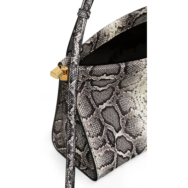 Alaïa Le Click East West Medium Bag In Ayers Leather - Alaia Bags - Laser Cut Luxury - Shop at Coveti
