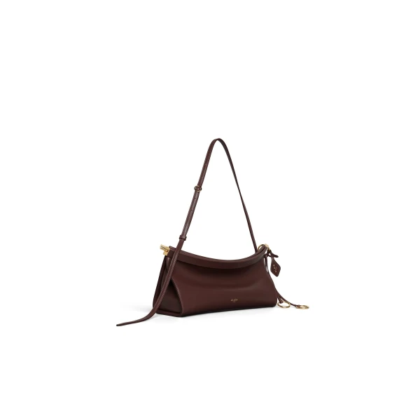 Alaïa Le Click East West Medium Bag In Calfskin - Alaia Bags - Laser Cut Luxury - Shop at Coveti