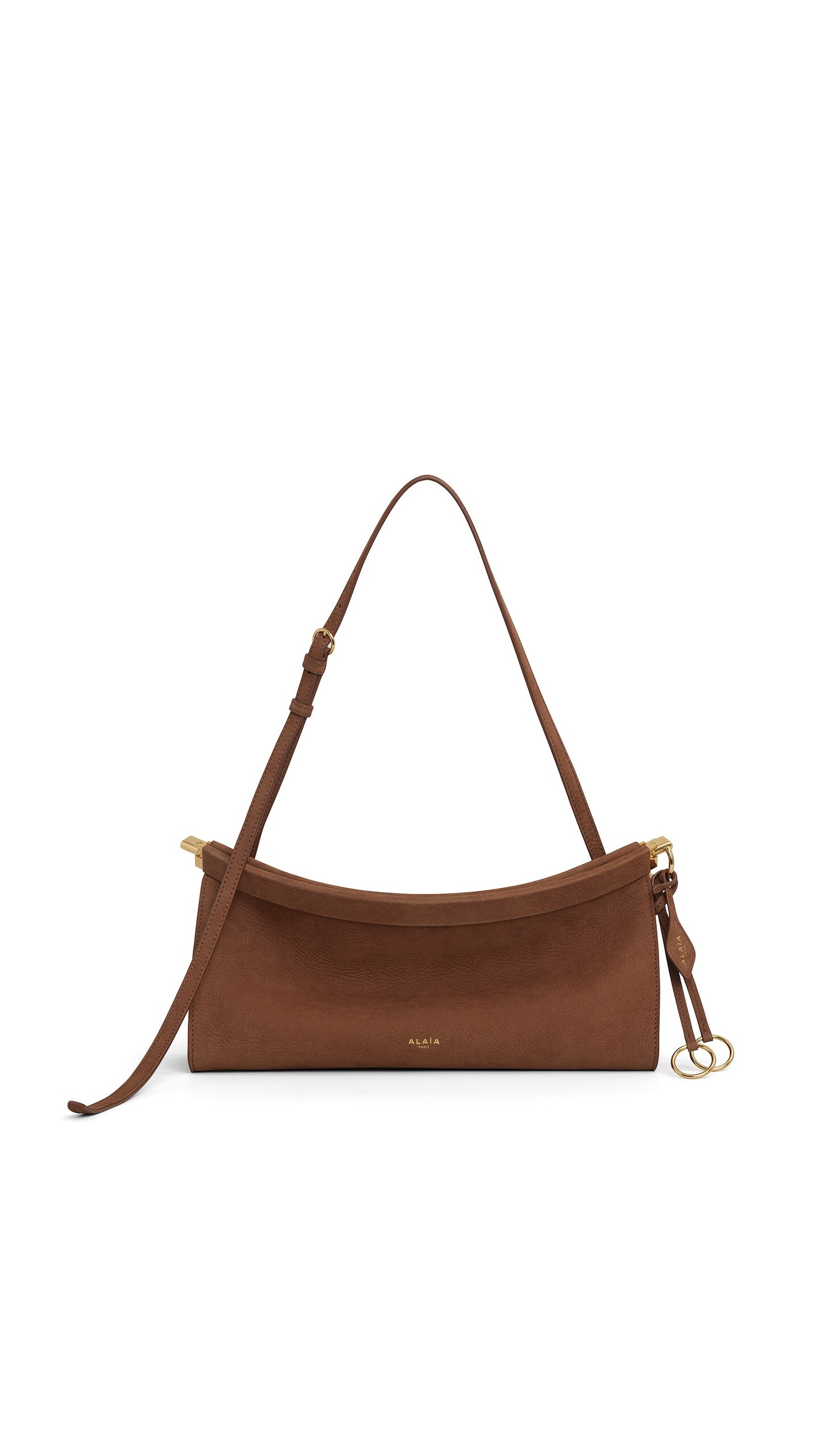 Alaia Le Click East West Medium Bag In Nubuck