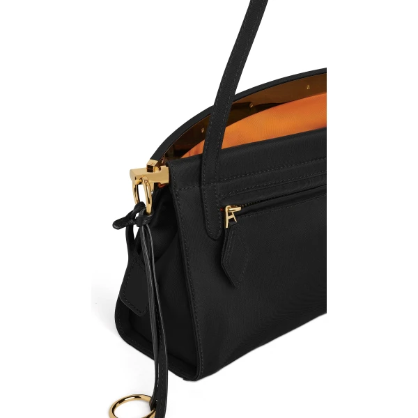Alaïa Le Click East West Medium Bag In Nylon - Alaia Bags - Laser Cut Luxury - Shop at Coveti