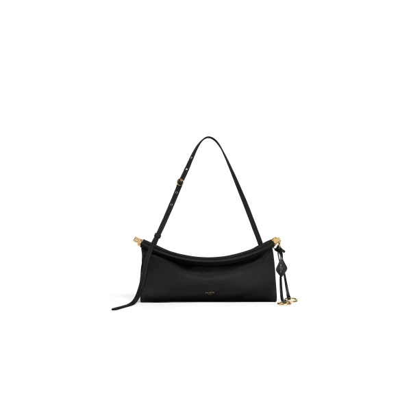 Alaïa Le Click East West Medium Bag In Nylon - Alaia Bags - Laser Cut Luxury - Shop at Coveti