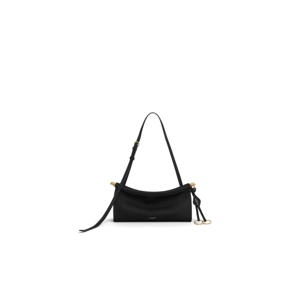Alaïa Le Click East West Small Bag In Nubuck - Alaia Bags - Laser Cut Luxury - Shop at Coveti