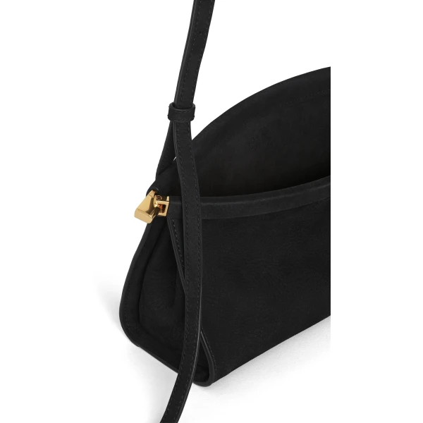 Alaïa Le Click East West Small Bag In Nubuck - Alaia Bags - Laser Cut Luxury - Shop at Coveti