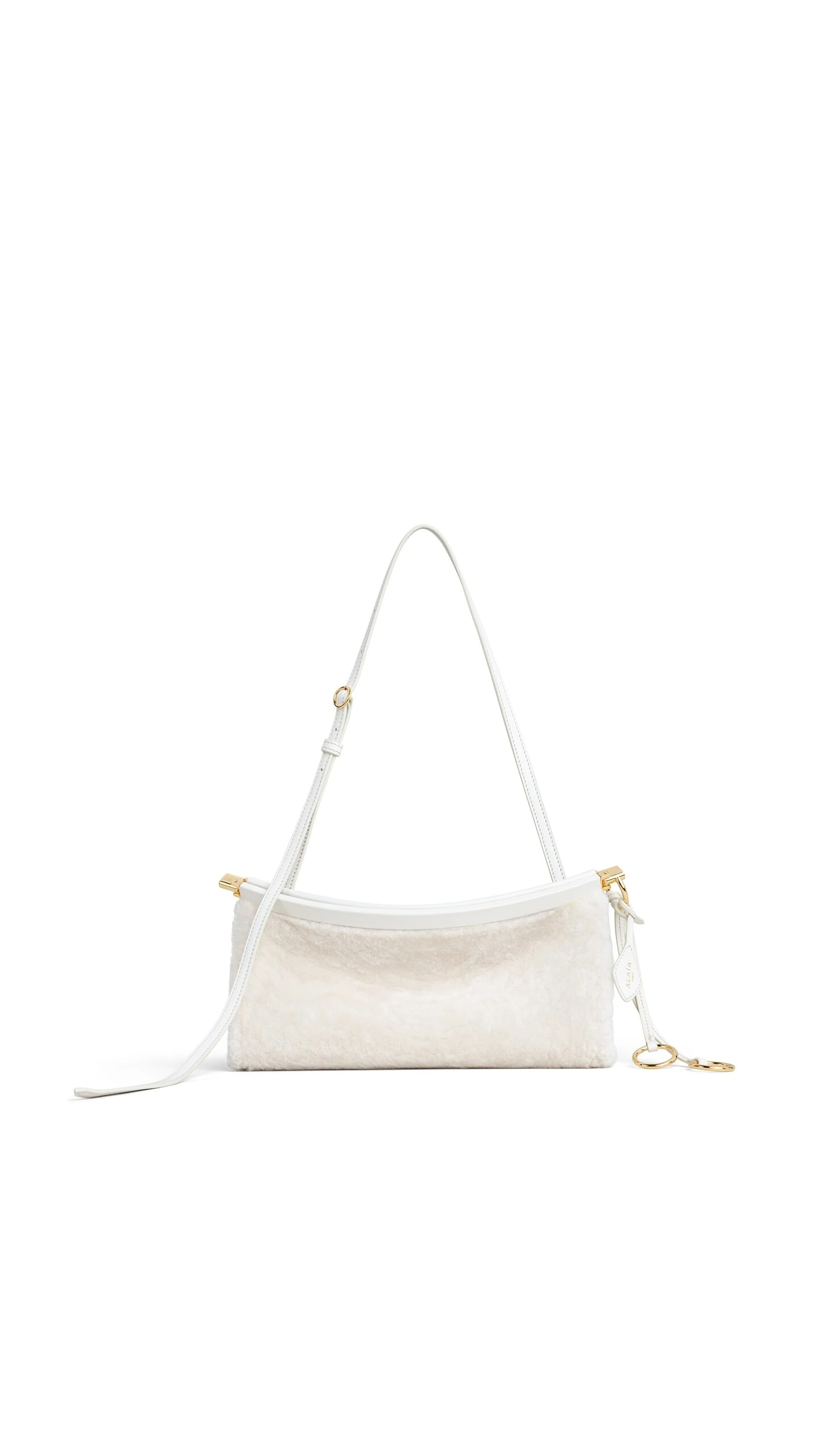 Alaïa Le Click East West Small Bag In Shaved Shearling - Alaia Bags - Laser Cut Luxury - Shop at Coveti Alaïa Le Click East West Small Bag In Shaved Shearling - Alaia Bags - Laser Cut Luxury - Shop at Coveti