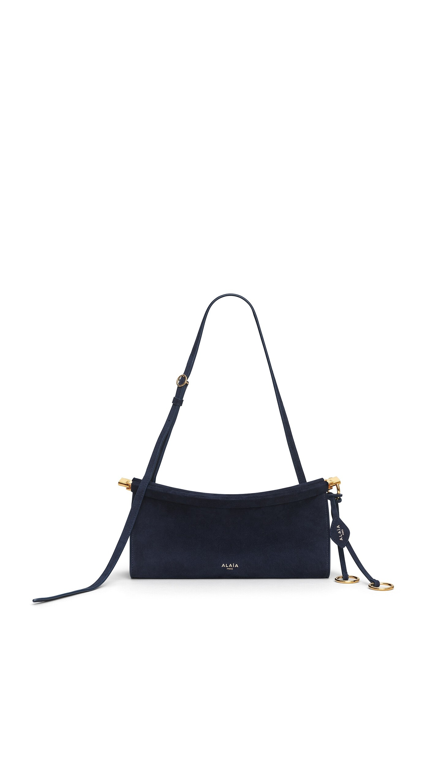 Alaia Le Click East West Small Bag In Suede