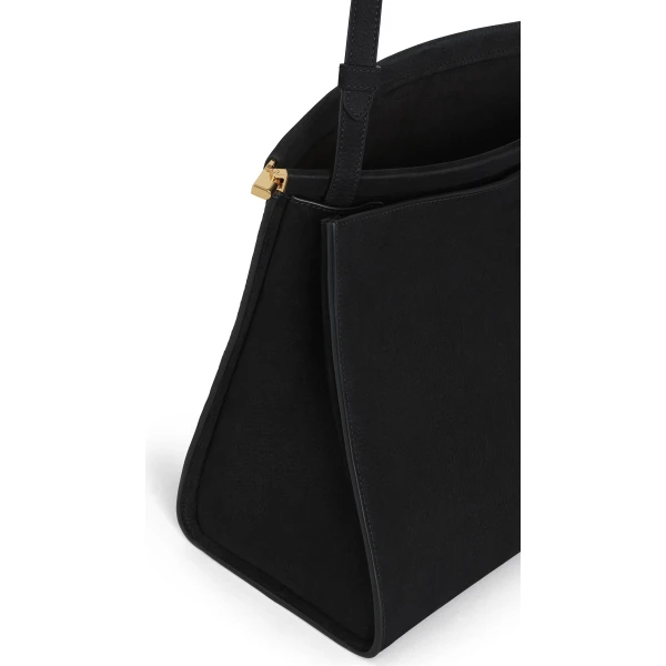 Alaïa Le Click Medium Square Bag In Nubuck - Alaia Bags - Laser Cut Luxury - Shop at Coveti