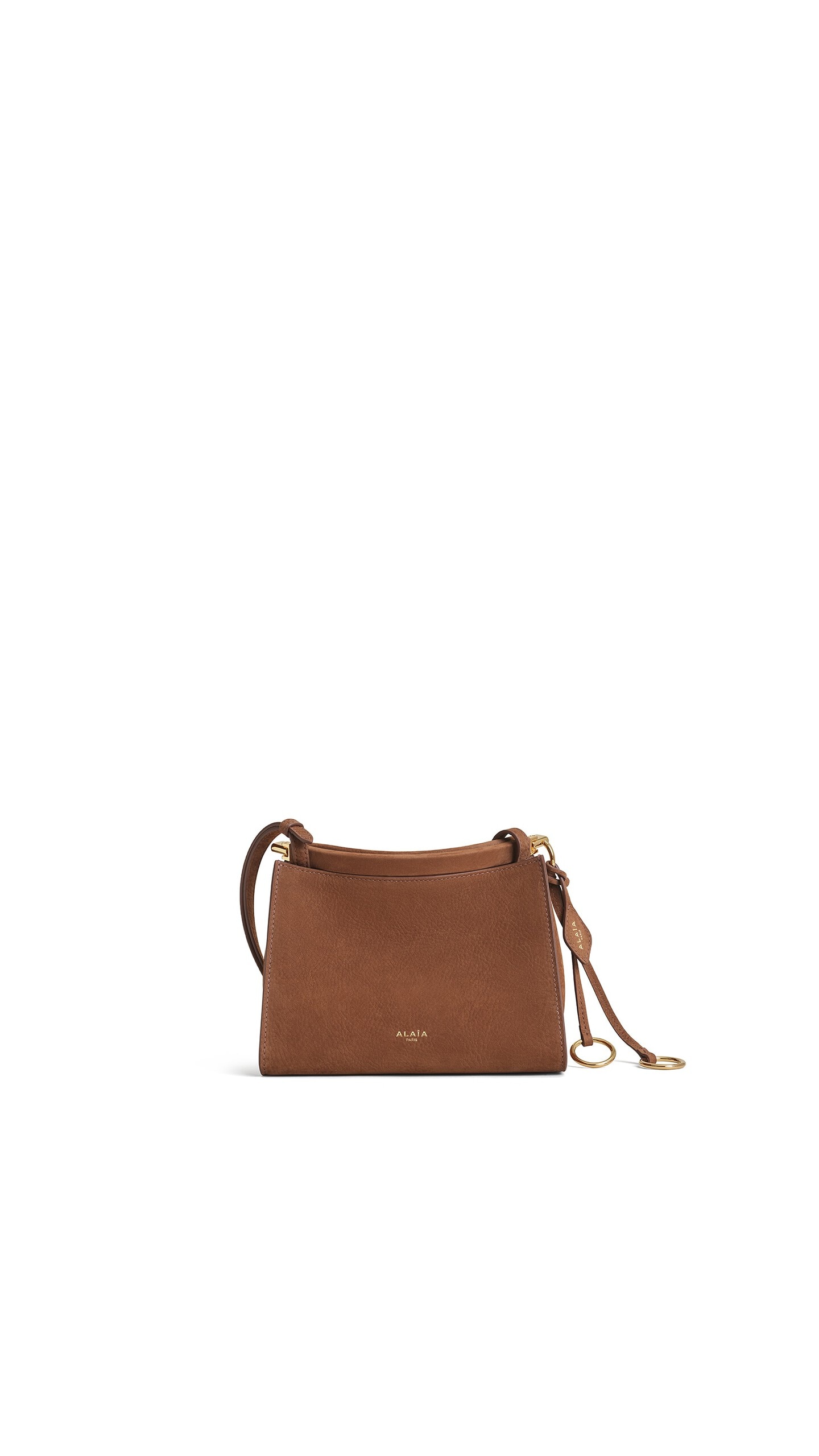Alaia Le Click Small Square Bag In Nubuck
