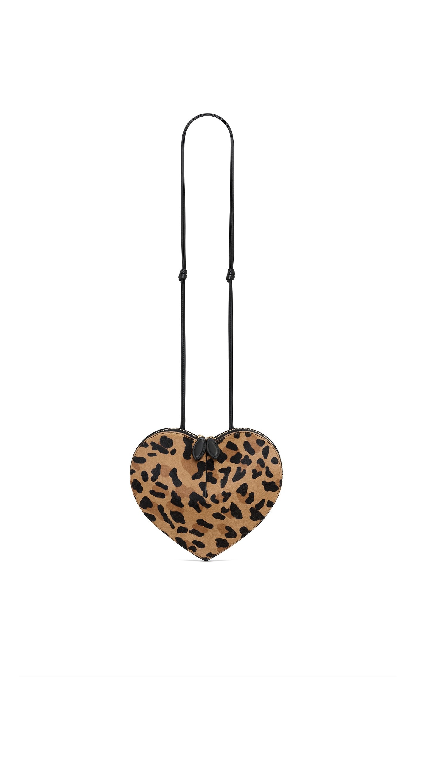 Alaia Le Cœur Bag In Leopard Haircalf