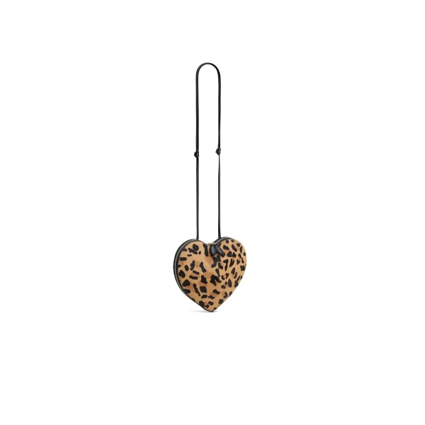 Alaïa Le Cœur Bag In Leopard Haircalf - Alaia Bags - Laser Cut Luxury - Shop at Coveti