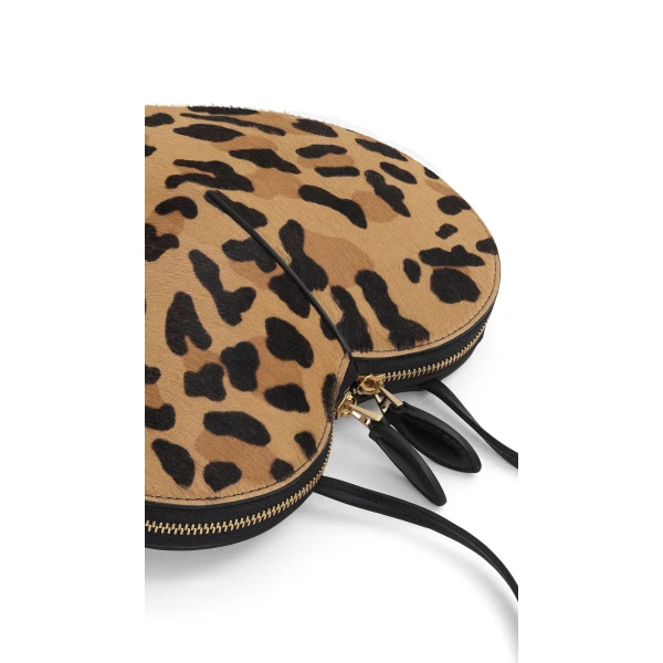 Alaïa Le Cœur Bag In Leopard Haircalf - Alaia Bags - Laser Cut Luxury - Shop at Coveti