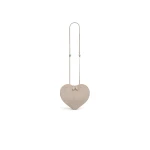 Alaïa Le Cœur Bi-Material Bag In Leather - Alaia Bags - Laser Cut Luxury - Shop at Coveti
