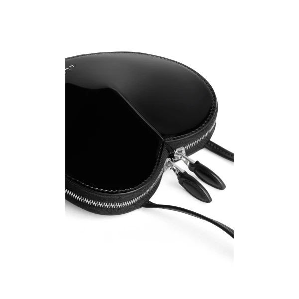 Alaïa Le Cœur Small Bag In Patent Leather - Alaia Bags - Laser Cut Luxury - Shop at Coveti