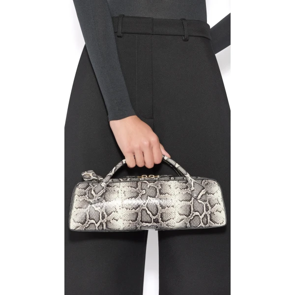 Alaïa Le Teckel Clutch In Ayers Leather - Alaia Bags - Laser Cut Luxury - Shop at Coveti