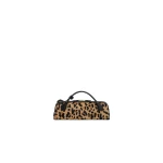 Alaïa Le Teckel Clutch In Leopard Haircalf - Alaia Bags - Laser Cut Luxury - Shop at Coveti