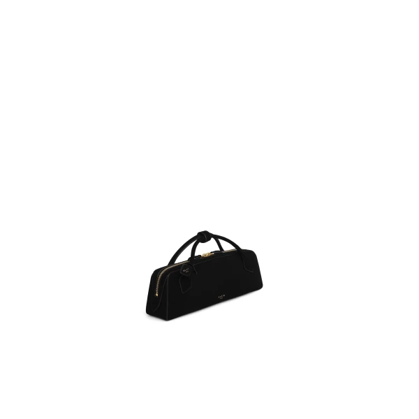 Alaïa Le Teckel Clutch In Suede - Alaia Bags - Laser Cut Luxury - Shop at Coveti
