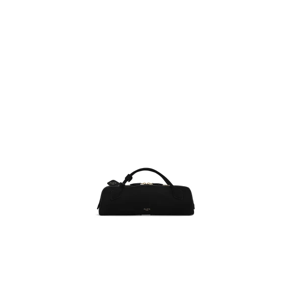 Alaïa Le Teckel Clutch In Suede - Alaia Bags - Laser Cut Luxury - Shop at Coveti