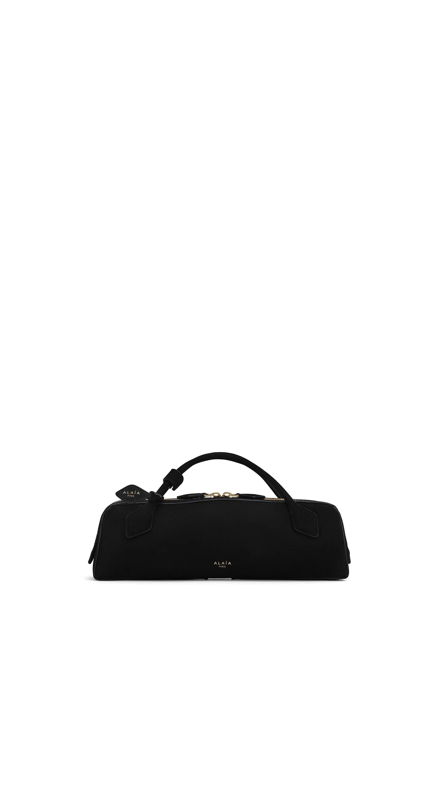 Alaïa Le Teckel Clutch In Suede - Alaia Bags - Laser Cut Luxury - Shop at Coveti Alaïa Le Teckel Clutch In Suede - Alaia Bags - Laser Cut Luxury - Shop at Coveti