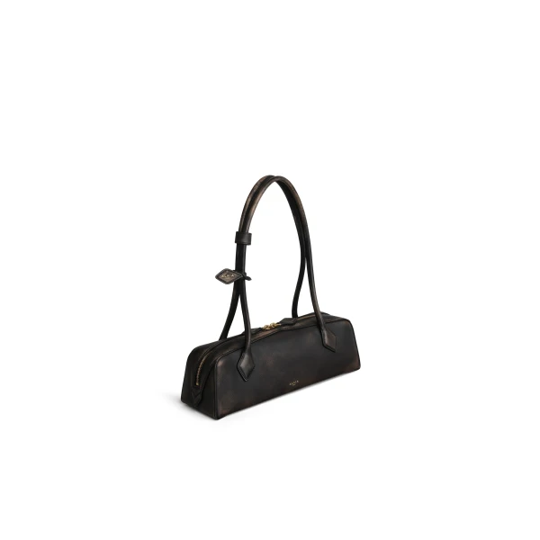 Alaïa Le Teckel Medium Bag In Aged Leather - Alaia Bags - Laser Cut Luxury - Shop at Coveti