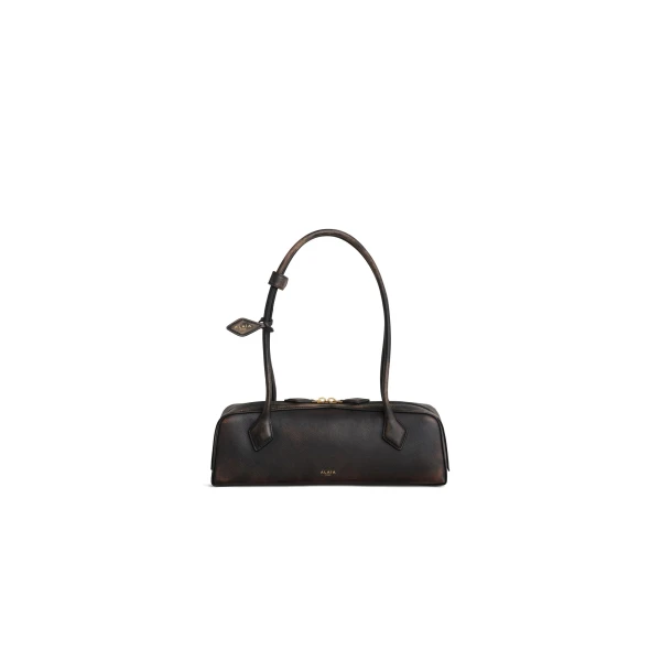 Alaïa Le Teckel Medium Bag In Aged Leather - Alaia Bags - Laser Cut Luxury - Shop at Coveti