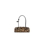 Alaïa Le Teckel Medium Bag In Leopard Haircalf - Alaia Bags - Laser Cut Luxury - Shop at Coveti
