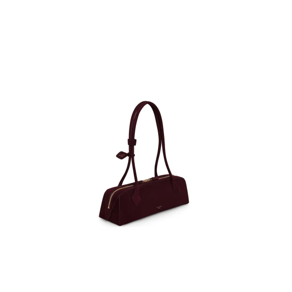 Alaïa Le Teckel Medium Bag In Suede - Alaia Bags - Laser Cut Luxury - Shop at Coveti