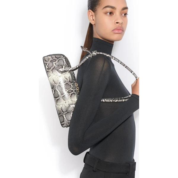 Alaïa Le Teckel Small Bag In Ayers Leather - Alaia Bags - Laser Cut Luxury - Shop at Coveti