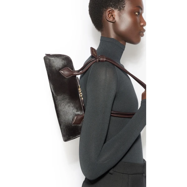 Alaïa Le Teckel Small Bag In Haircalf - Alaia Bags - Laser Cut Luxury - Shop at Coveti
