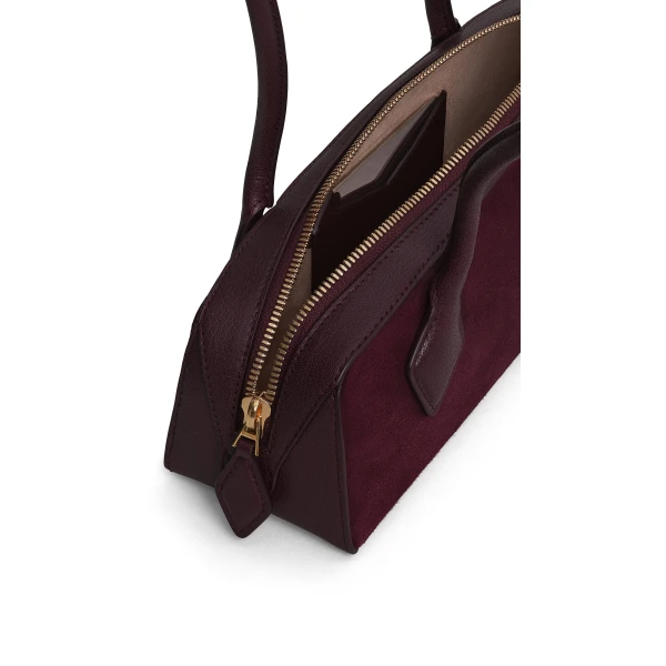 Alaïa Le Teckel Small Bi-Material Bag In Leather - Alaia Bags - Laser Cut Luxury - Shop at Coveti