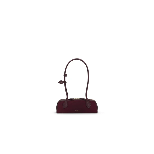 Alaïa Le Teckel Small Bi-Material Bag In Leather - Alaia Bags - Laser Cut Luxury - Shop at Coveti