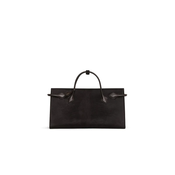 Alaïa Le Teckel Tote Bag In Haircalf Leather - Alaia Bags - Laser Cut Luxury - Shop at Coveti