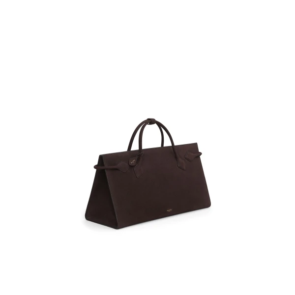 Alaïa Le Teckel Tote Bag In Nubuck - Alaia Bags - Laser Cut Luxury - Shop at Coveti