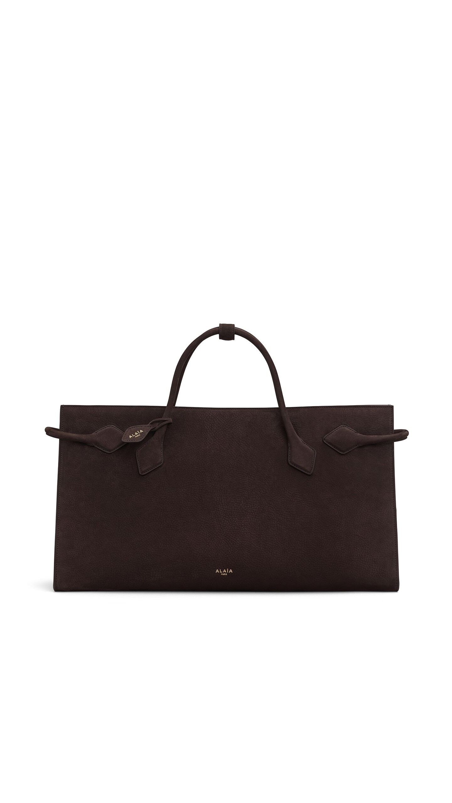 Alaia Le Teckel Tote Bag In Nubuck