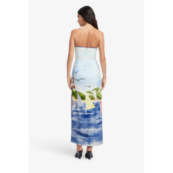 Premium linen maxi dress